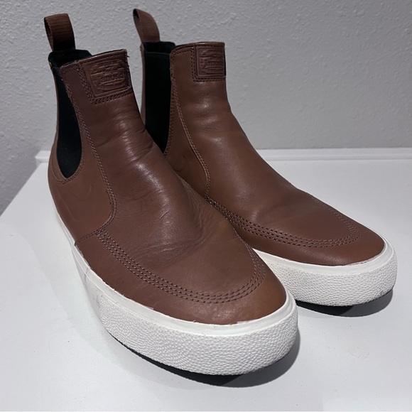 Nike Other - Nike SB Zoom Stefan Janoski Slip Mid RM British Tan BQ5888-200 Men’s Size 11 EUC